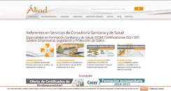 Desktop Screenshot of aliad.es